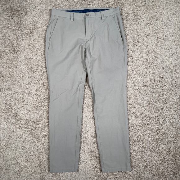 Vineyard Vines Pants Mens 32x30 Beige Performance Stretch Golf - Picture 1 of 10